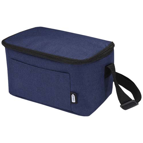Sac isotherme publicitaire 6 canettes rPET GRS Tundra Bleu cobalt